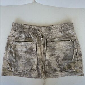 Zara Beige Women's Cargo Skirt